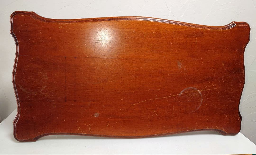 猫脚 無垢センターテーブル サイドローテーブル 机つくえ 花台 天然木製 猫足