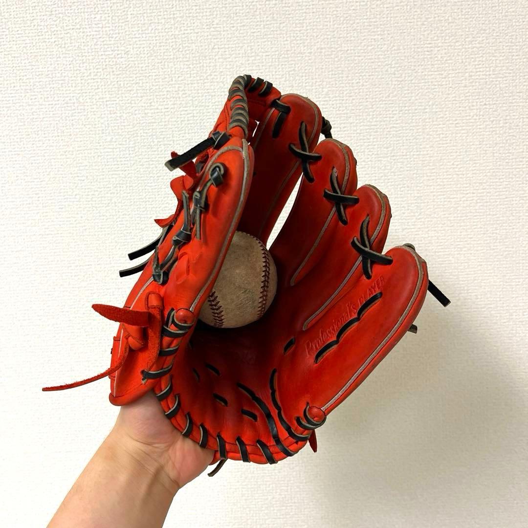 008 ハイゴールド 己極 型抜群 即戦力 美品 軟式 内野手用グローブ