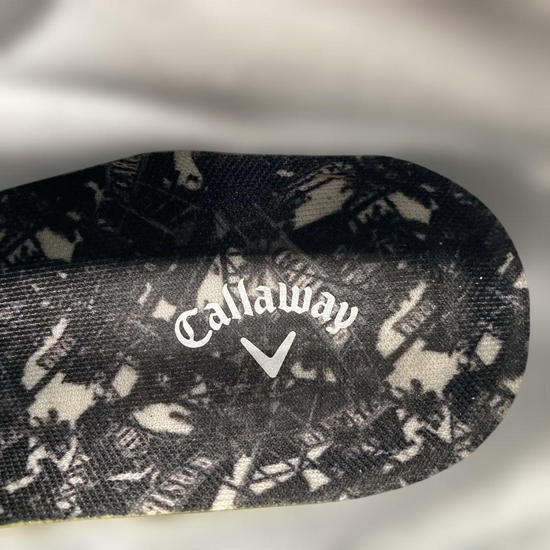 【美品】キャロウェイcallawayゴルフシューズハイカット22.5cm 石川遼