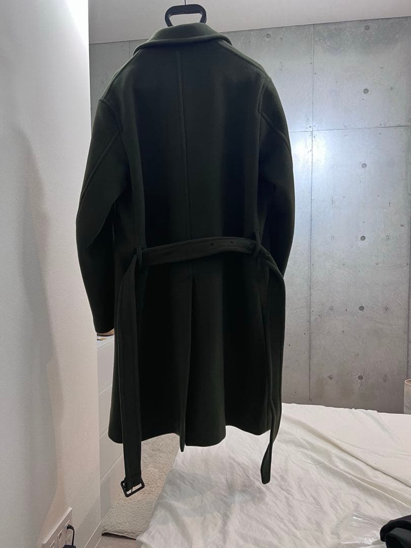 AURALEE ビーバーメルトン ステンカラー コート