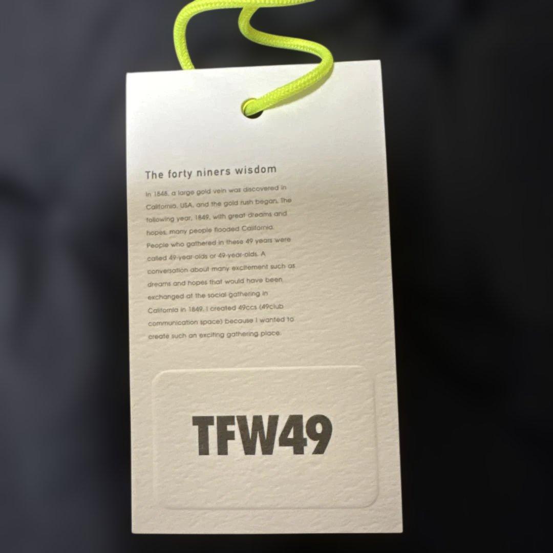 【新品 タグ付き】TFW49 ブラックパンツ Lサイズ1/2まで‼️最終値下げ‼️