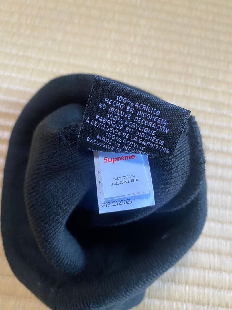 帽子 Supreme NEW ERA Blackletter Beanie black