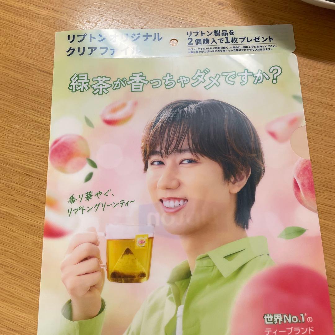 リプトン オリジナル クリアファイル 阿部ちゃん 阿部亮平 SnowMan