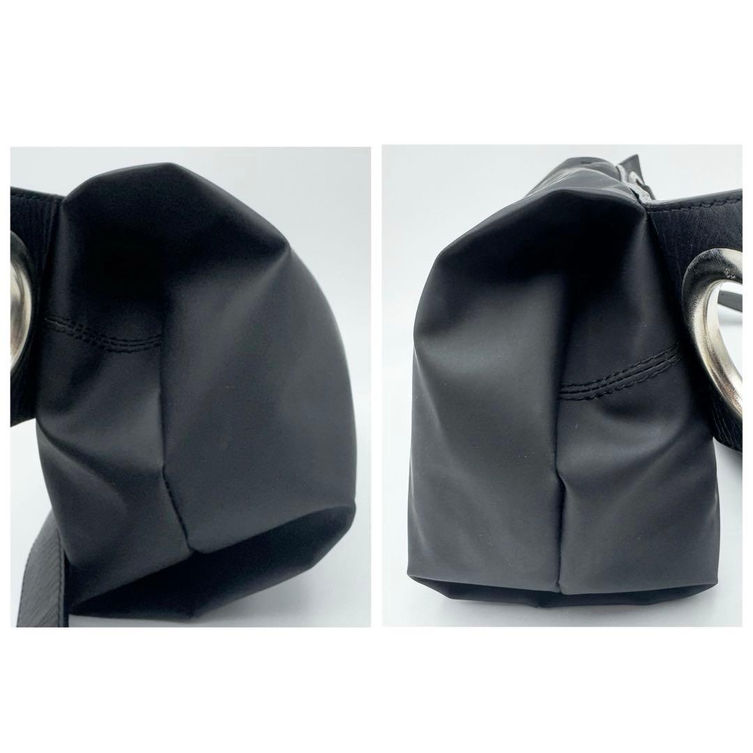 カワカワhatomeボディバッグ Rubber-cho ラバー 防水 本革