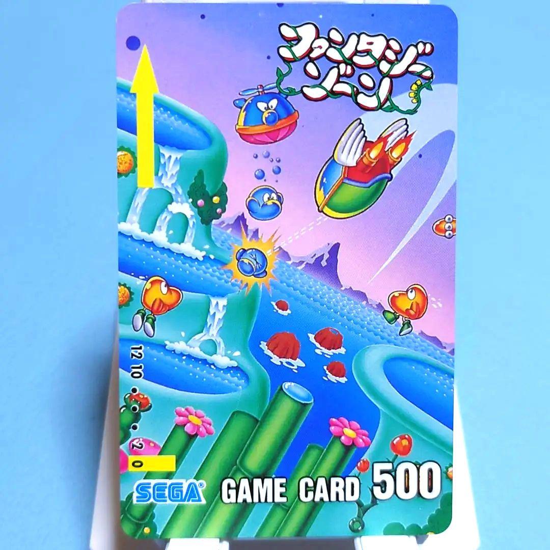 その他 Unused SEGA FantasyZone Arcade Game Card