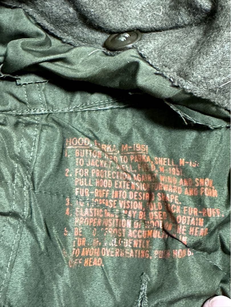 NOS DEADSTOCK M-51 PARKA シェルのみ - メルカリ