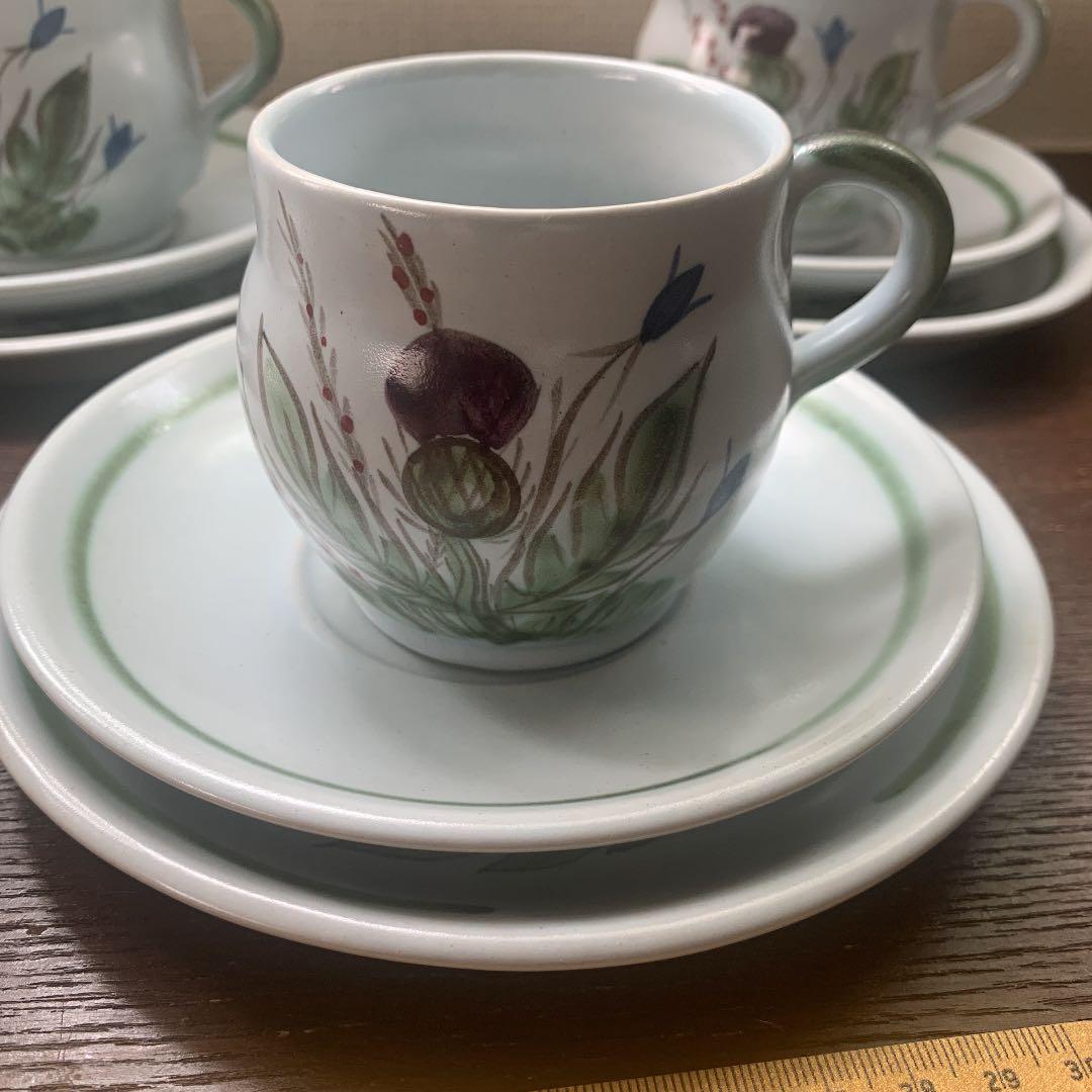 陶器　トリオ　15点セット　Buchan Scotland ヴィンテージ