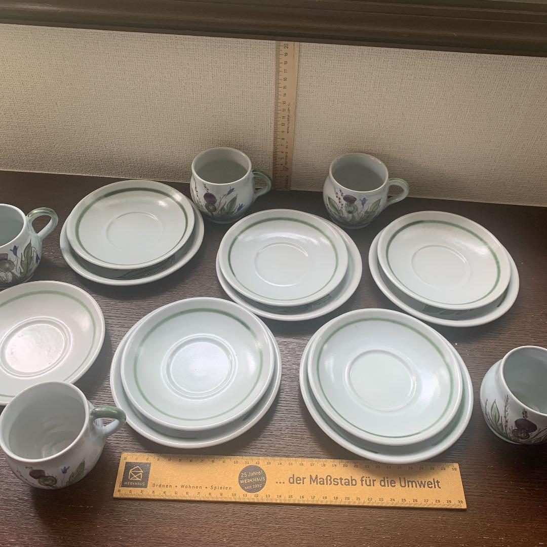 陶器　トリオ　15点セット　Buchan Scotland ヴィンテージ