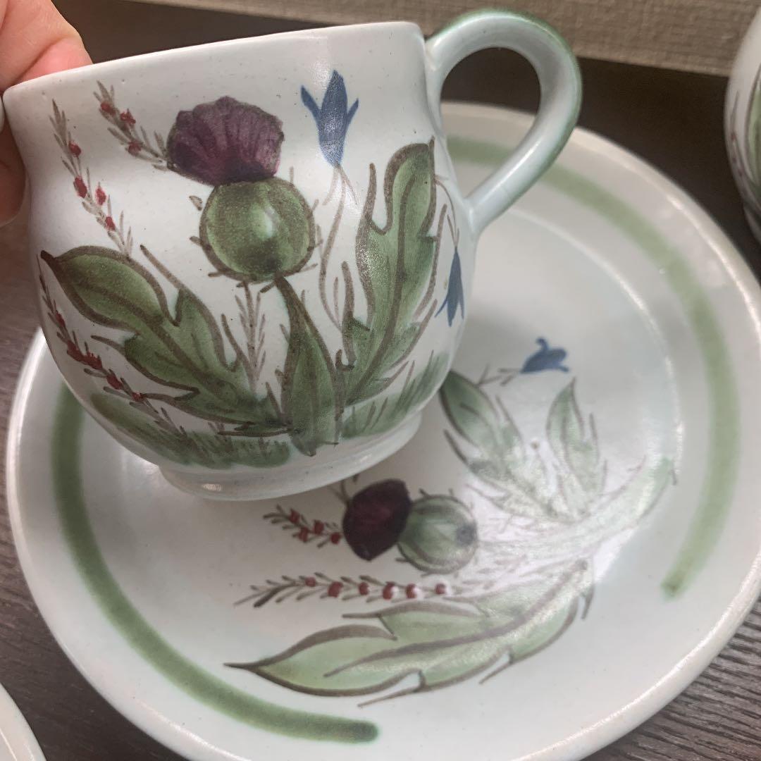 陶器　トリオ　15点セット　Buchan Scotland ヴィンテージ