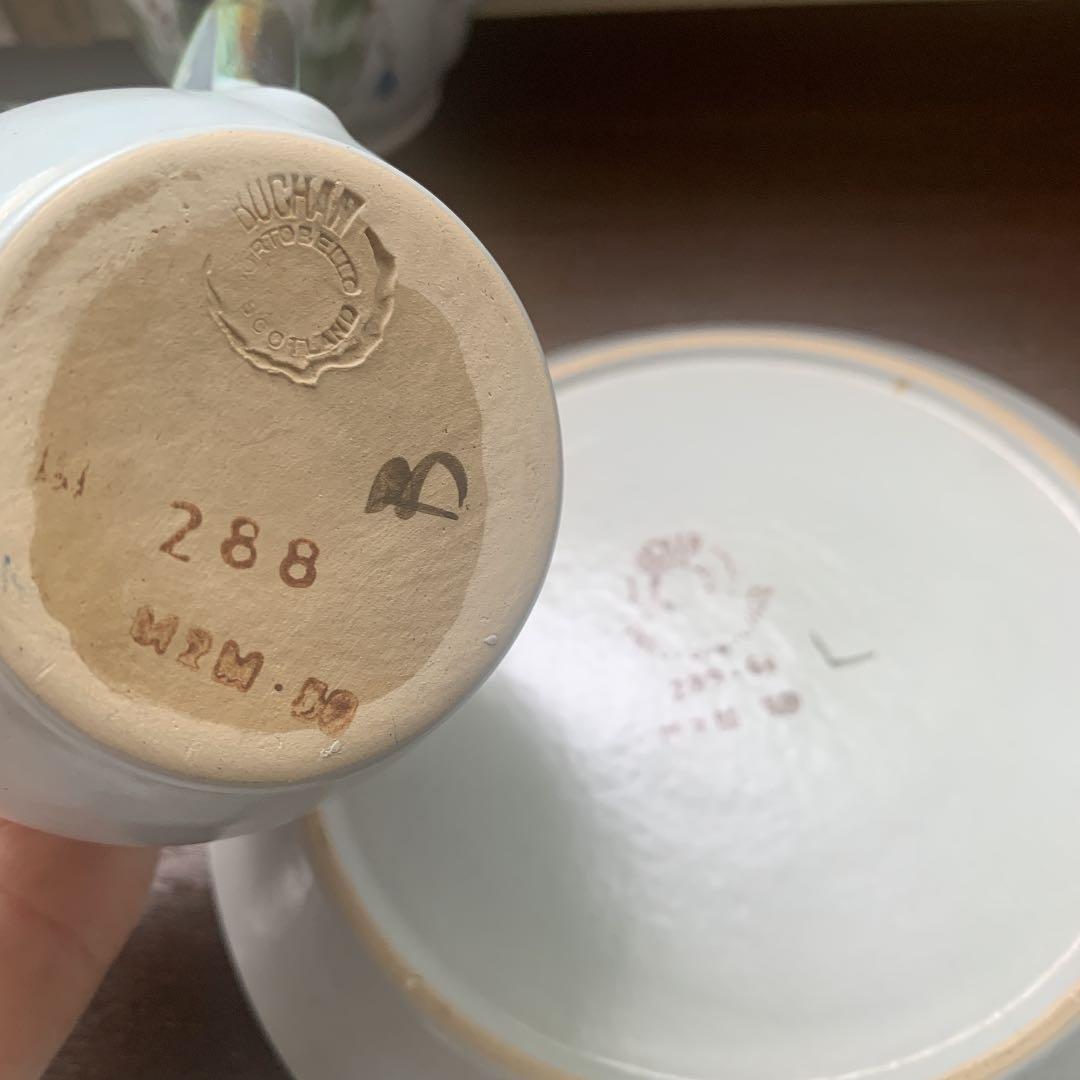陶器　トリオ　15点セット　Buchan Scotland ヴィンテージ