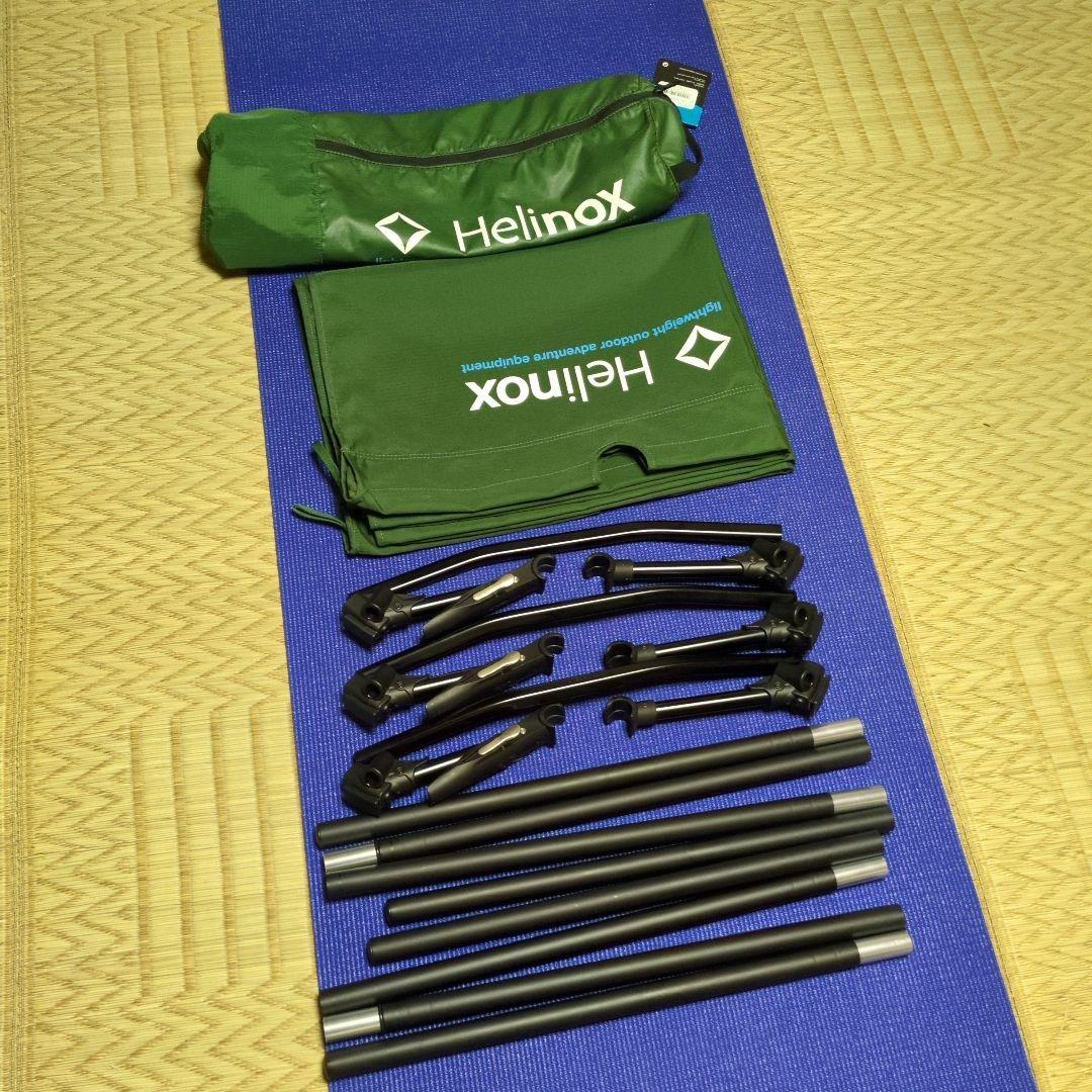 Helinox　コットワンコンバーチブル　グリーン　ヘリノックス　キャンプベッド