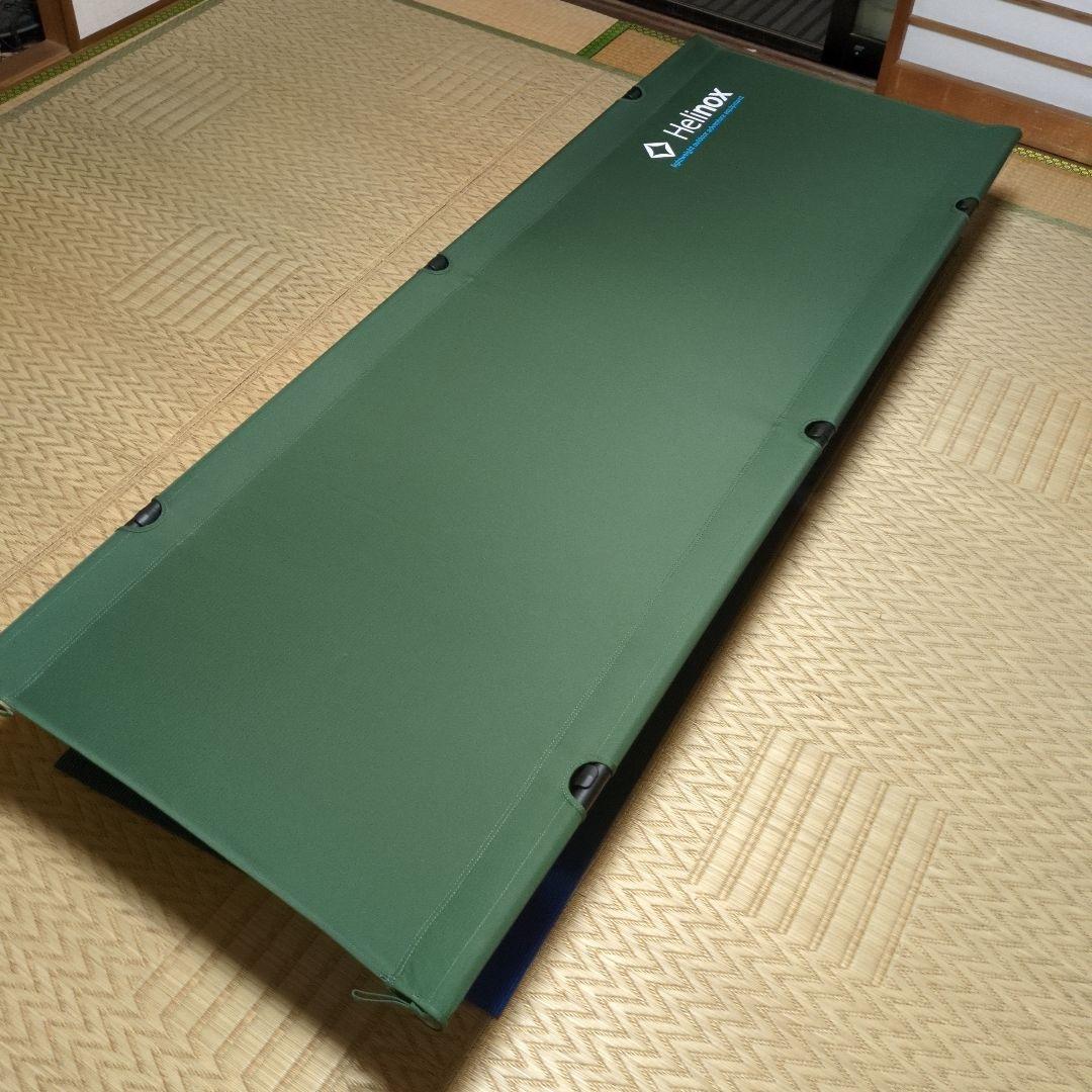 Helinox　コットワンコンバーチブル　グリーン　ヘリノックス　キャンプベッド