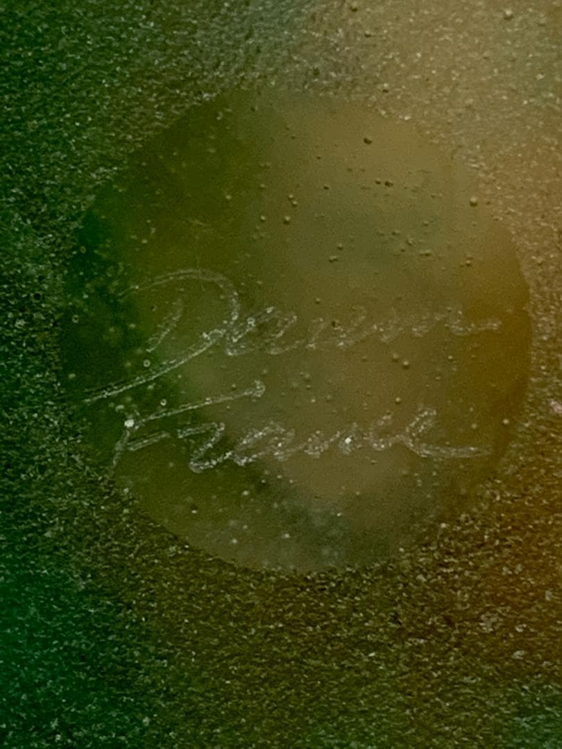 ✨SALE✨硝子製蜥蜴トレー(オブジェ) アンティークドーム・ナンシー