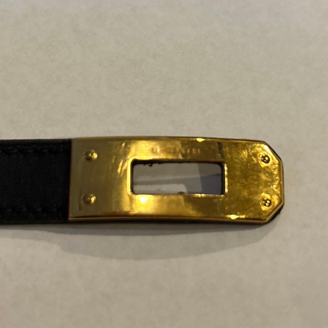 エルメス ケリー ブレスレット ドゥブルトゥール T2 ブラック 黒