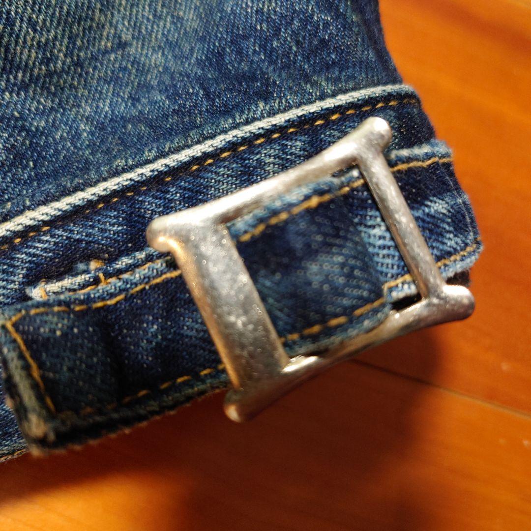 ナンバーナイン　音符デニムジャケット　ジッポ跡　宮下期　Gジャン