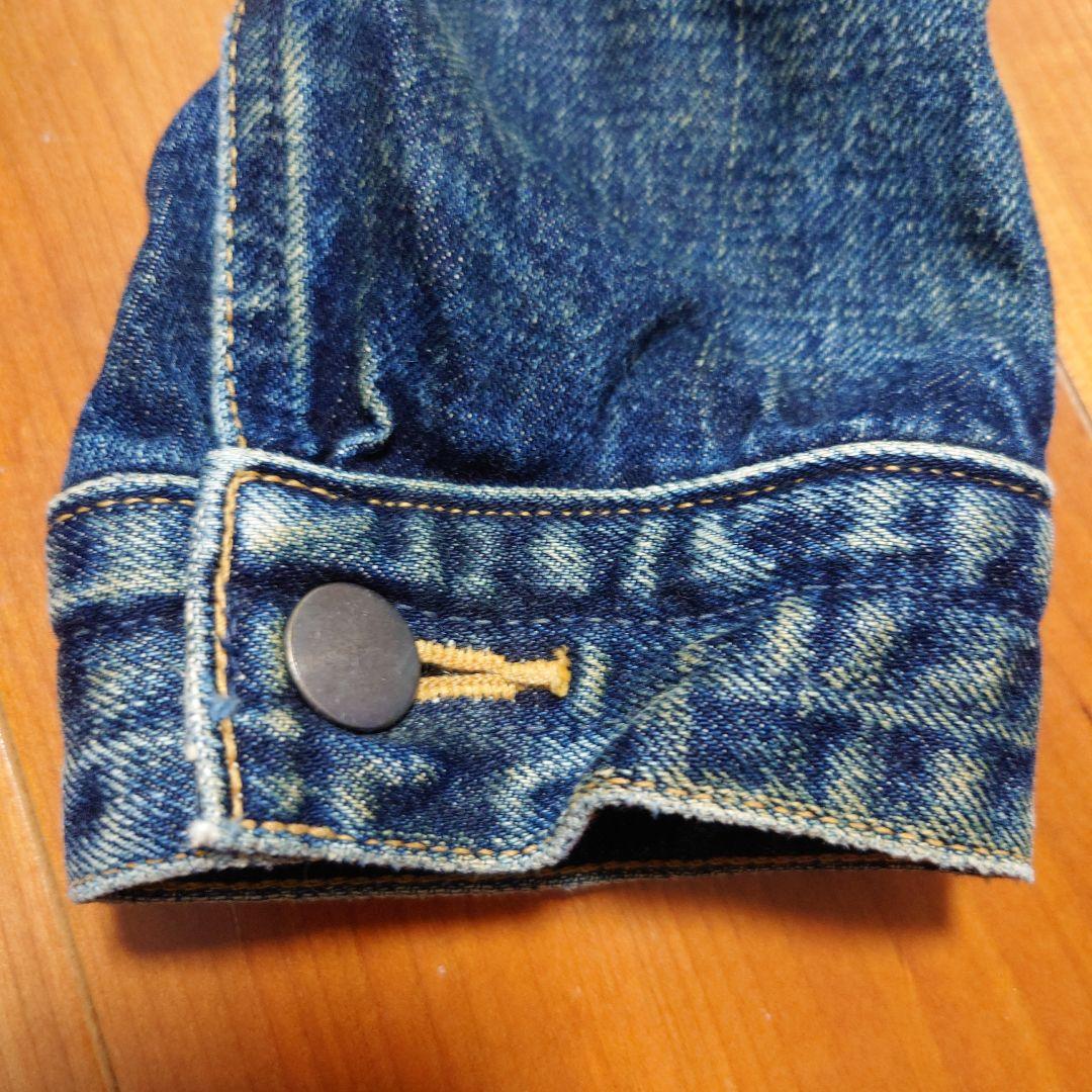 ナンバーナイン　音符デニムジャケット　ジッポ跡　宮下期　Gジャン