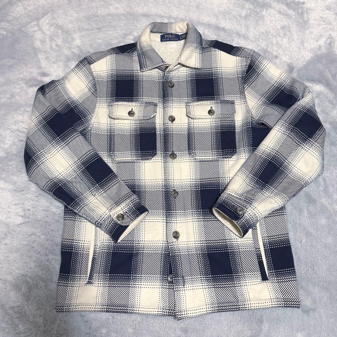 極美品⭐️ポロラルフローレン 裏ボアチェックシャツジャケット - メルカリ