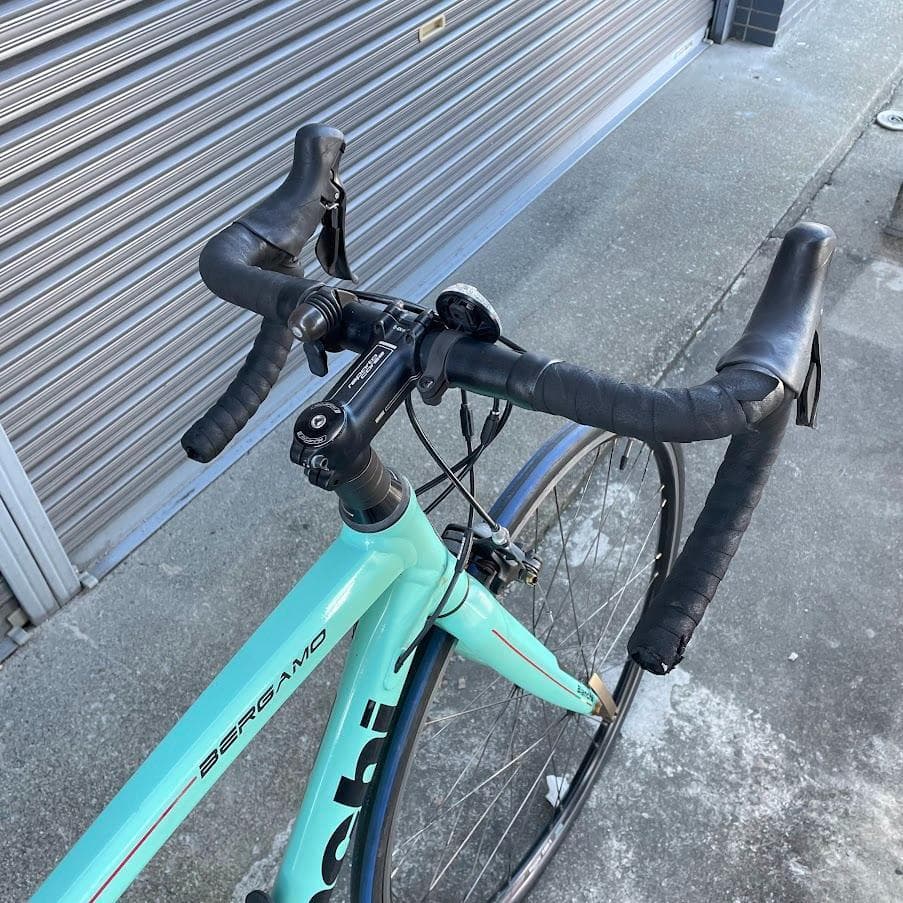 ●ビアンキ ベルガモ● 軽量アルミフレーム ロードバイク 53サイズ 新品サドル