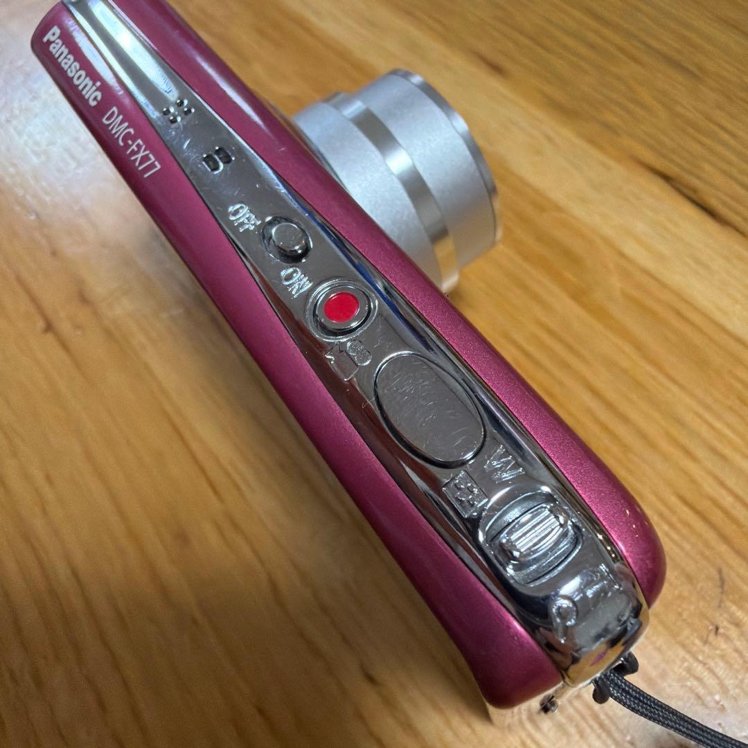 【美品】 Panasonic LUMIX DMC-FX77 ピンク コンデジ