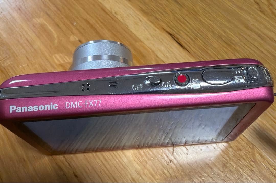 【美品】 Panasonic LUMIX DMC-FX77 ピンク コンデジ