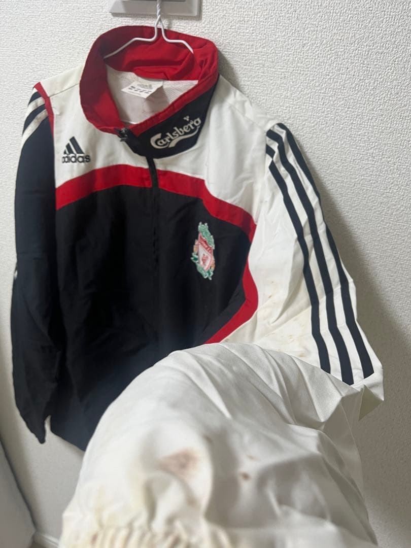 07/08リバプール adidas ビンテージウィンドブレーカー