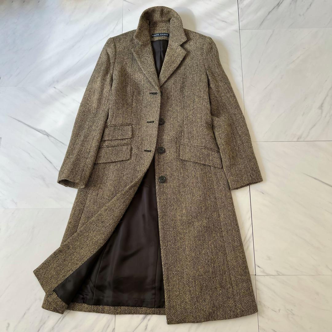ラルフローレン✨アルパカツイード✨ヘリンボーン チェスターコート