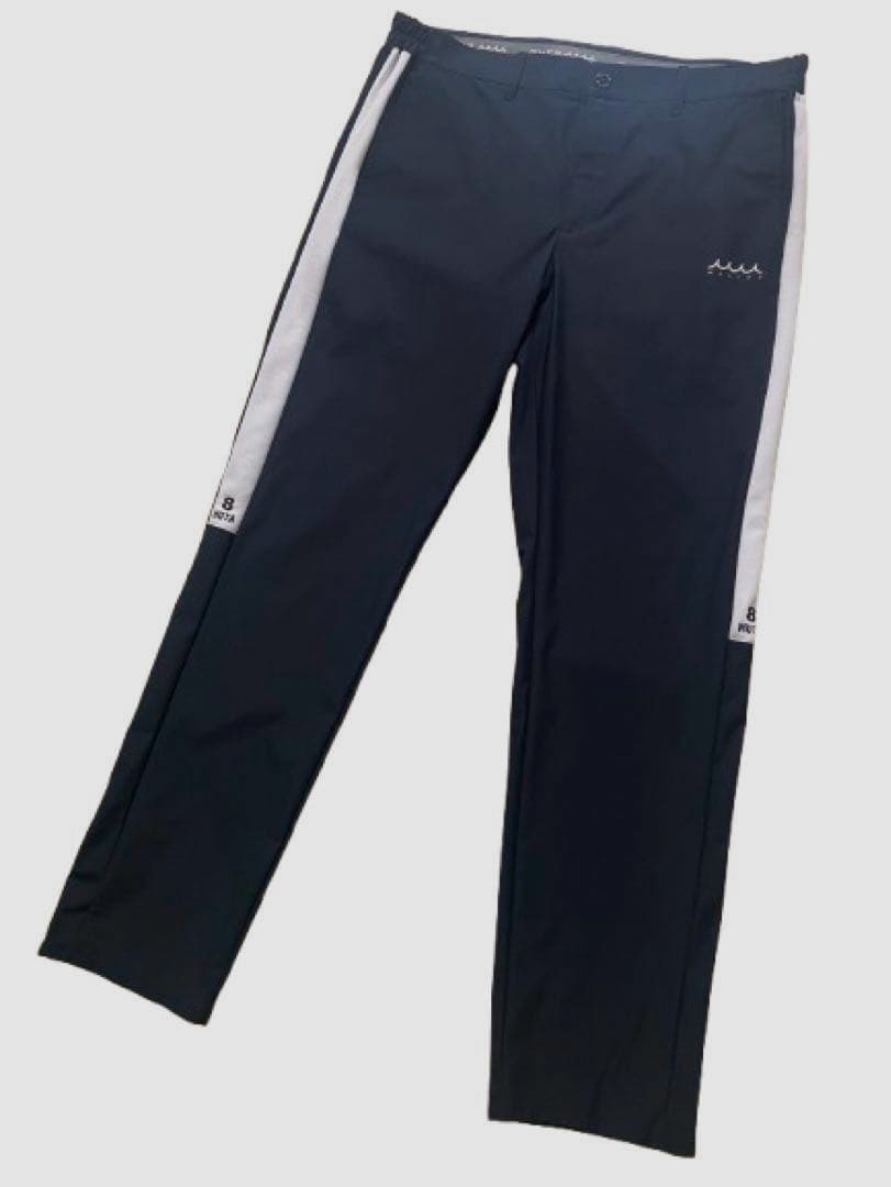 muta MARINEゴルフパンツ ネイビー サイドストライプ XL 7 | 激安通販