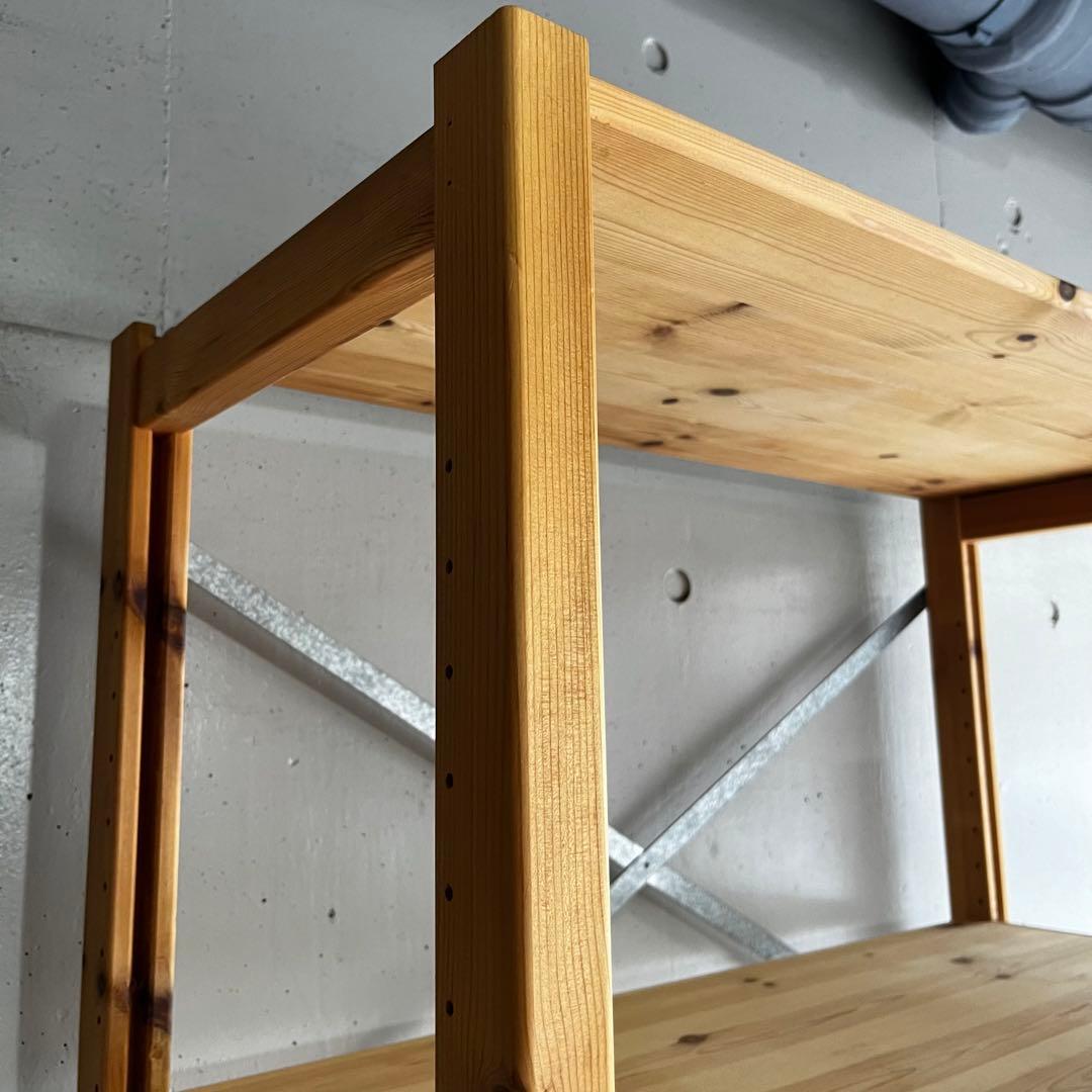 美品・廃盤希少☆無印 パイン材ユニット棚・大（旧パイン材ユニット