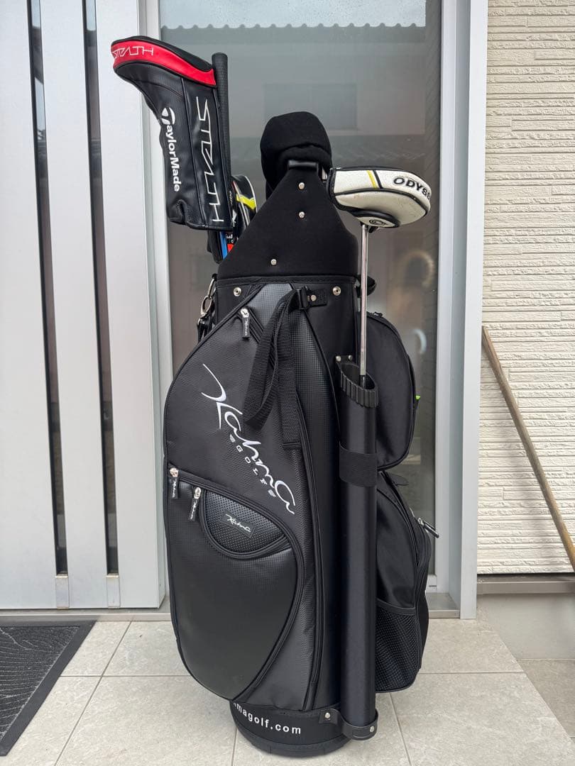 【希少】Kahma ゴルフバッグ キャディバッグ Black