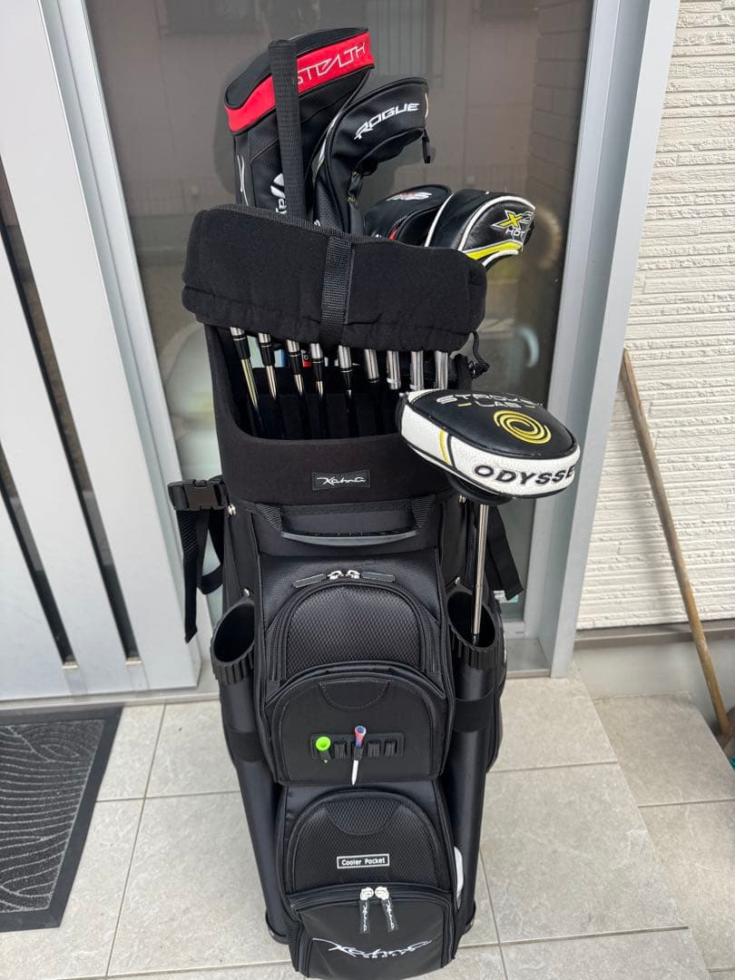 【希少】Kahma ゴルフバッグ キャディバッグ Black