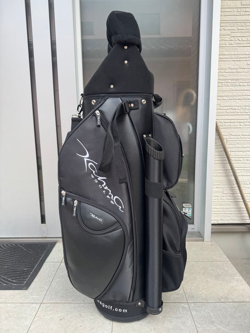【希少】Kahma ゴルフバッグ キャディバッグ Black