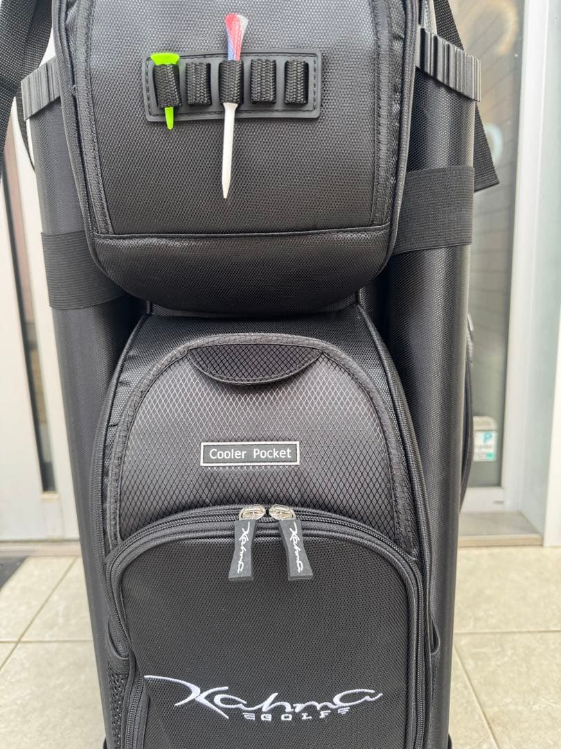 【希少】Kahma ゴルフバッグ キャディバッグ Black
