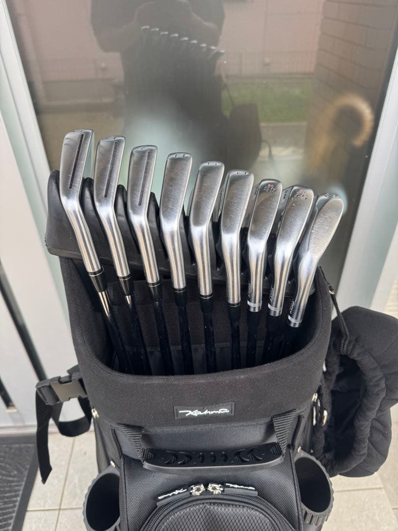 【希少】Kahma ゴルフバッグ キャディバッグ Black