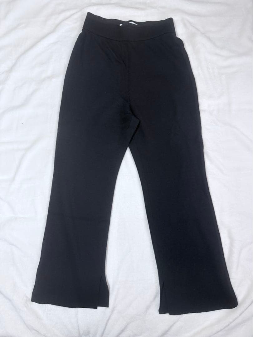 【Chaos】シエラウールニットパンツ黒