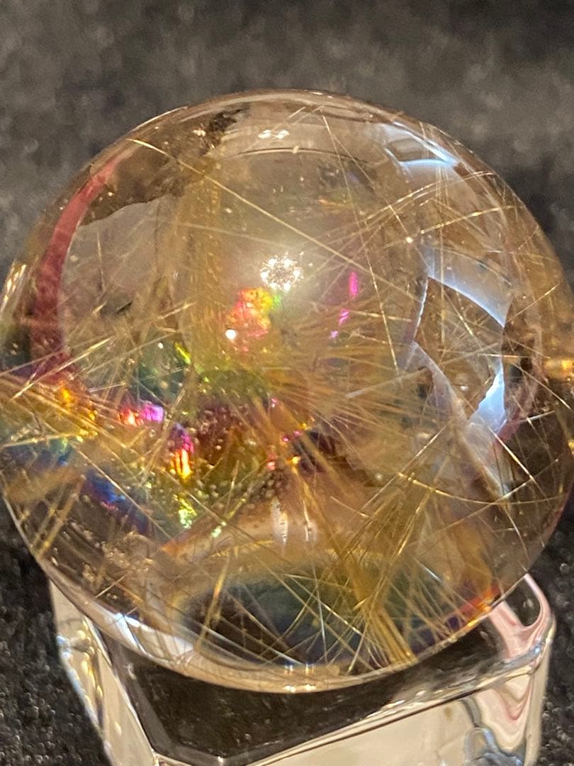 【金運、仕事運上昇】虹入り！タイチンルチルスフィア ⭐️R 143