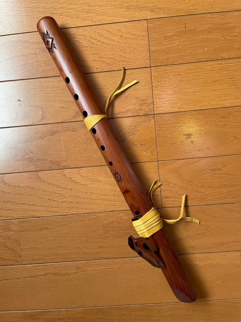 High Spirits Am インディアンフルート 木製 茶色