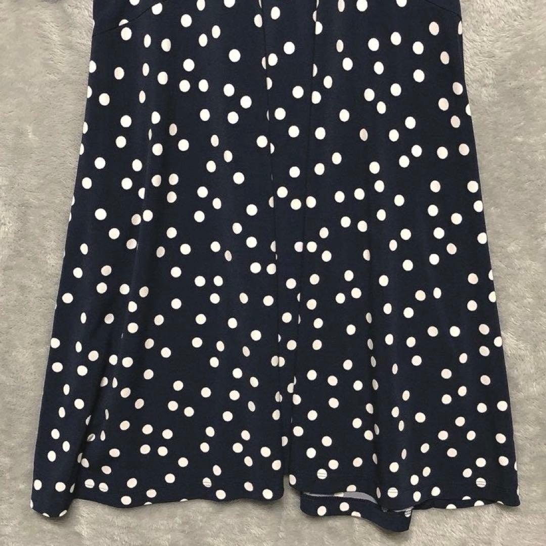 kay me♡カシュクールワンピース ひざ丈 七分袖 ドット 9