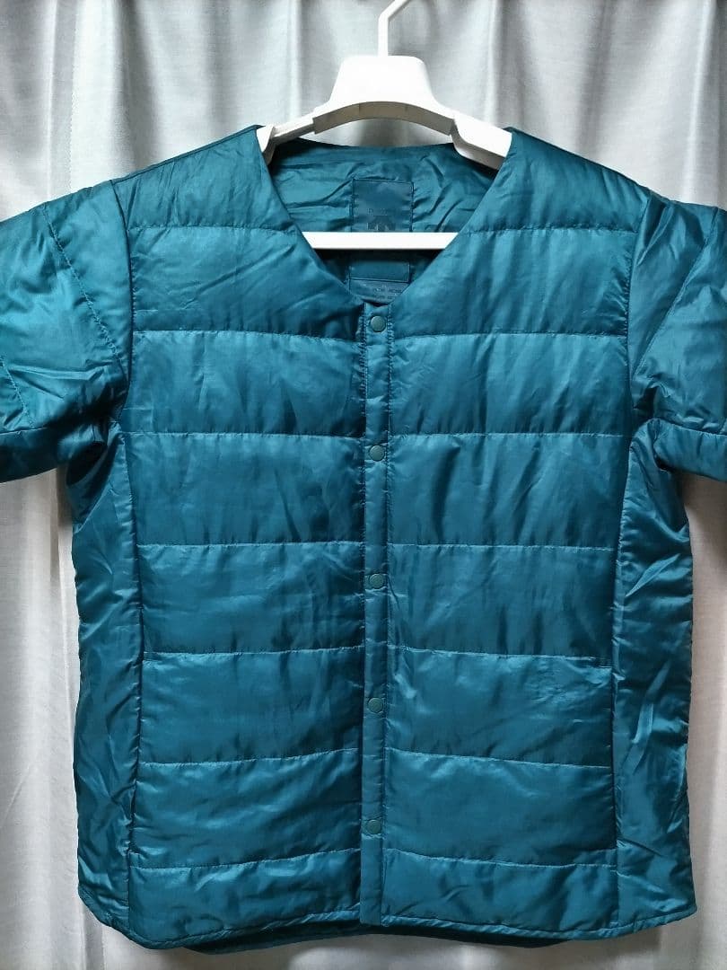 デサントオルテライン 半袖 インナー ダウンジャケット ラウンドネック