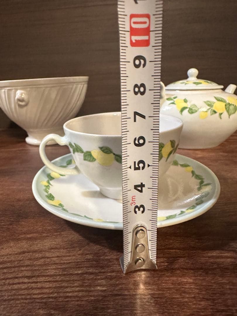 阿部慎太朗 檸檬バイカラーティーセット6点　※バラ売り不可