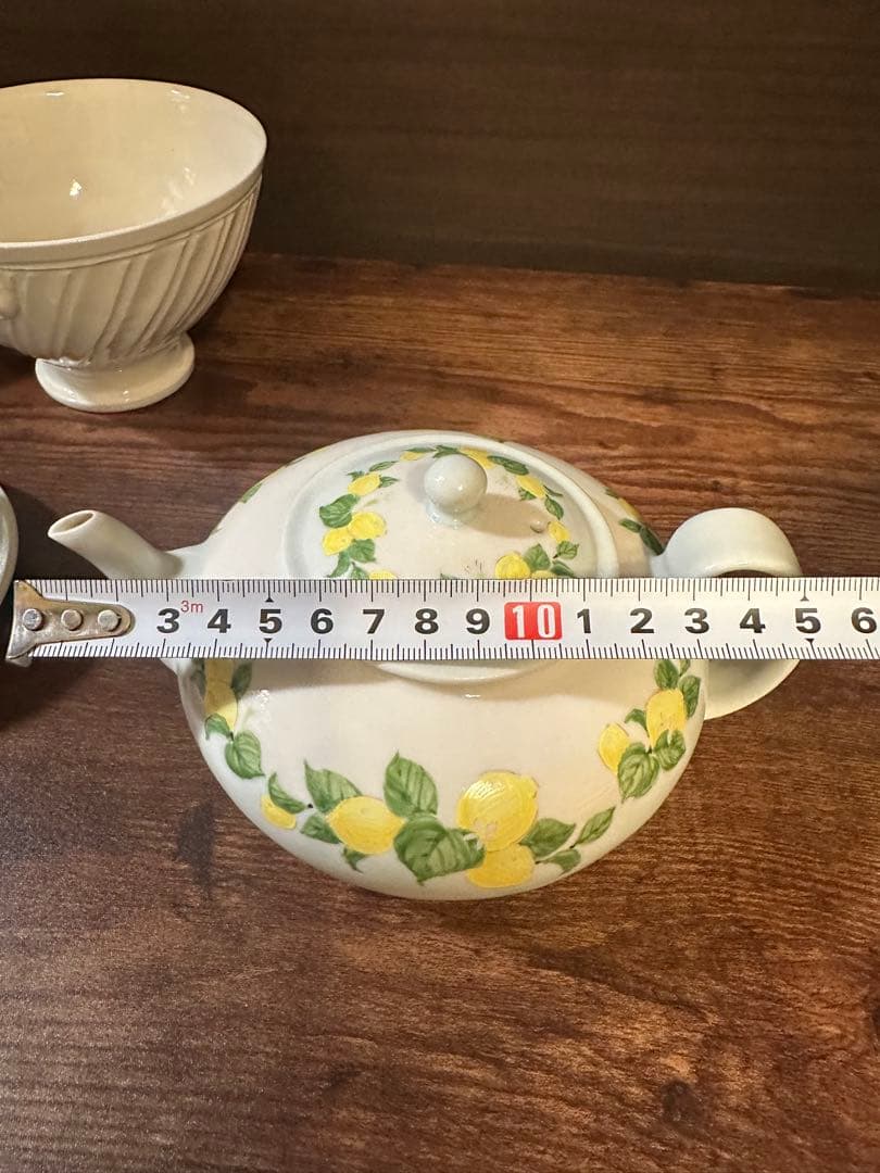 阿部慎太朗 檸檬バイカラーティーセット6点　※バラ売り不可