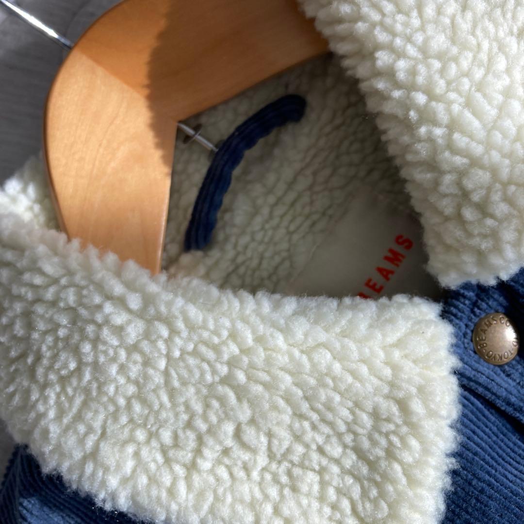 【最終価格更新　新品・未使用】BEAMSコーデュロイボアコーチジャケット　Ｍ