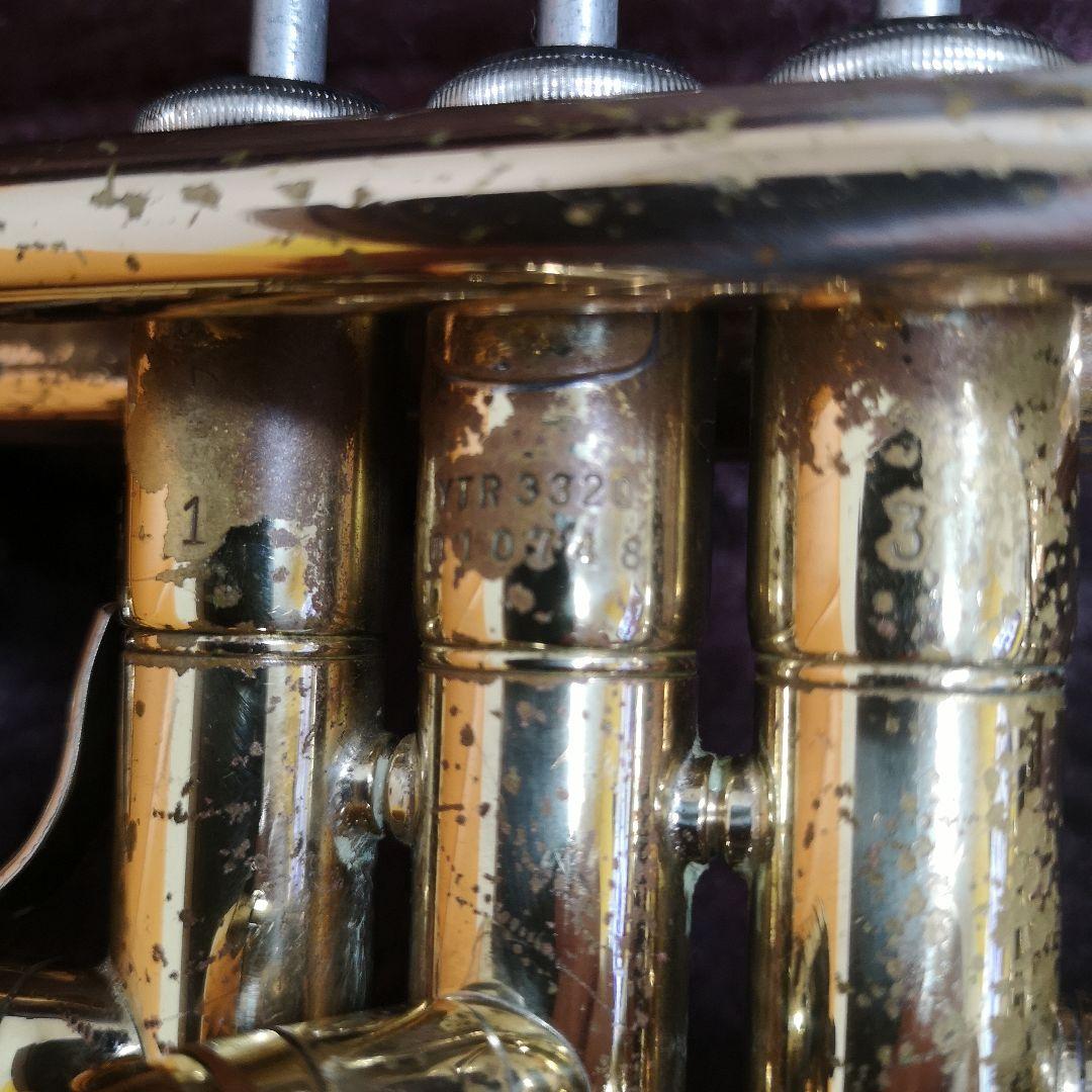 YAMAHA YTR-3320赤ベル、管内清掃給油演奏確認