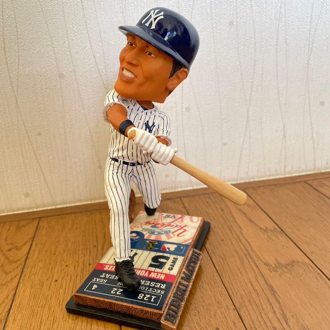 松井秀喜 ボブルヘッド シリアルナンバー入り - メルカリ