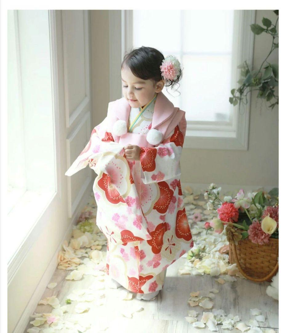 【値下げ】【新品】★七五三★ ３歳 女の子 被布 着物セット キャサリンコテージ