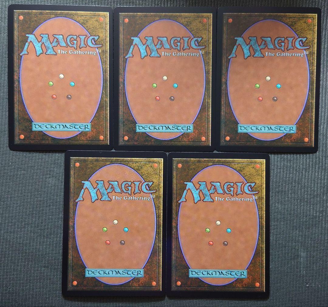 mtg スパイダーマン シンビオート レイズドFOIL 基本土地 ５枚セット