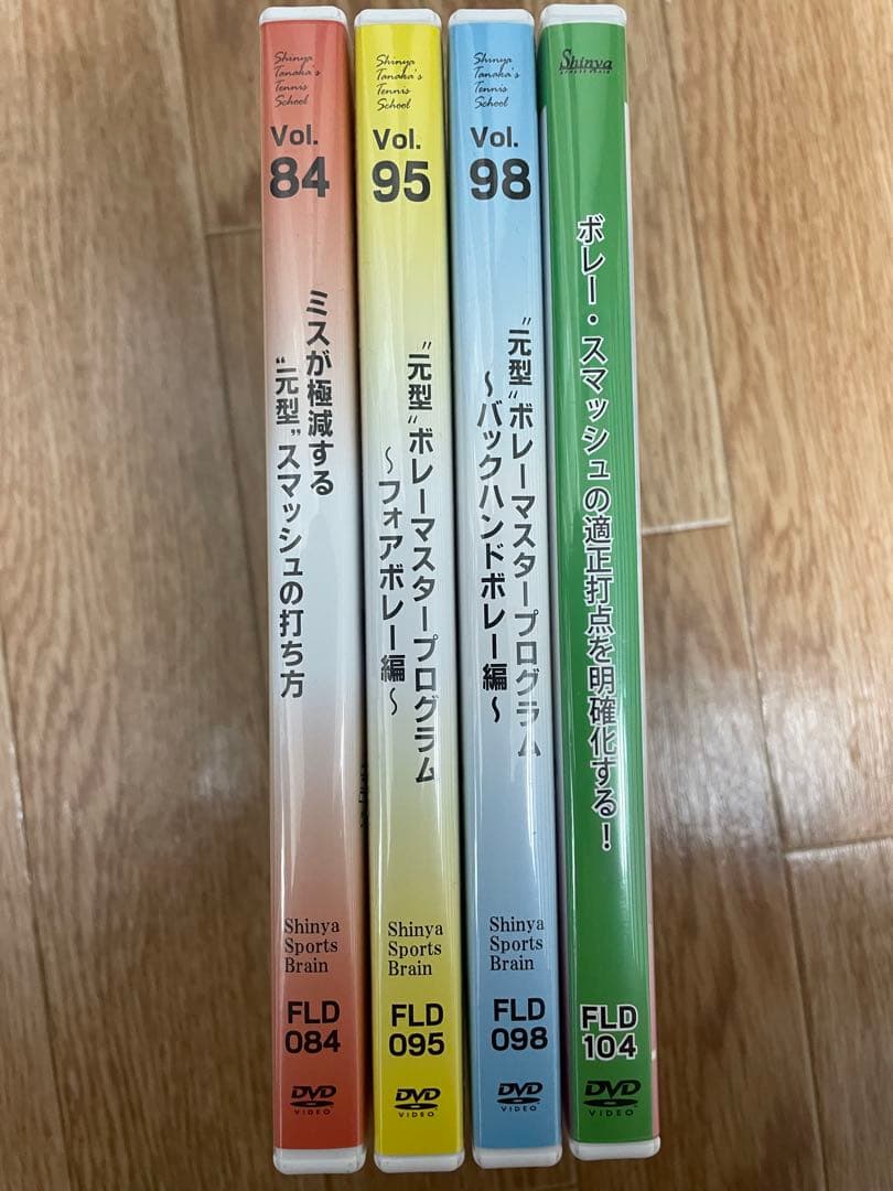 テニスDVD 田中信弥 瞬間直し実践会　Vol.84, 95, 98, 104