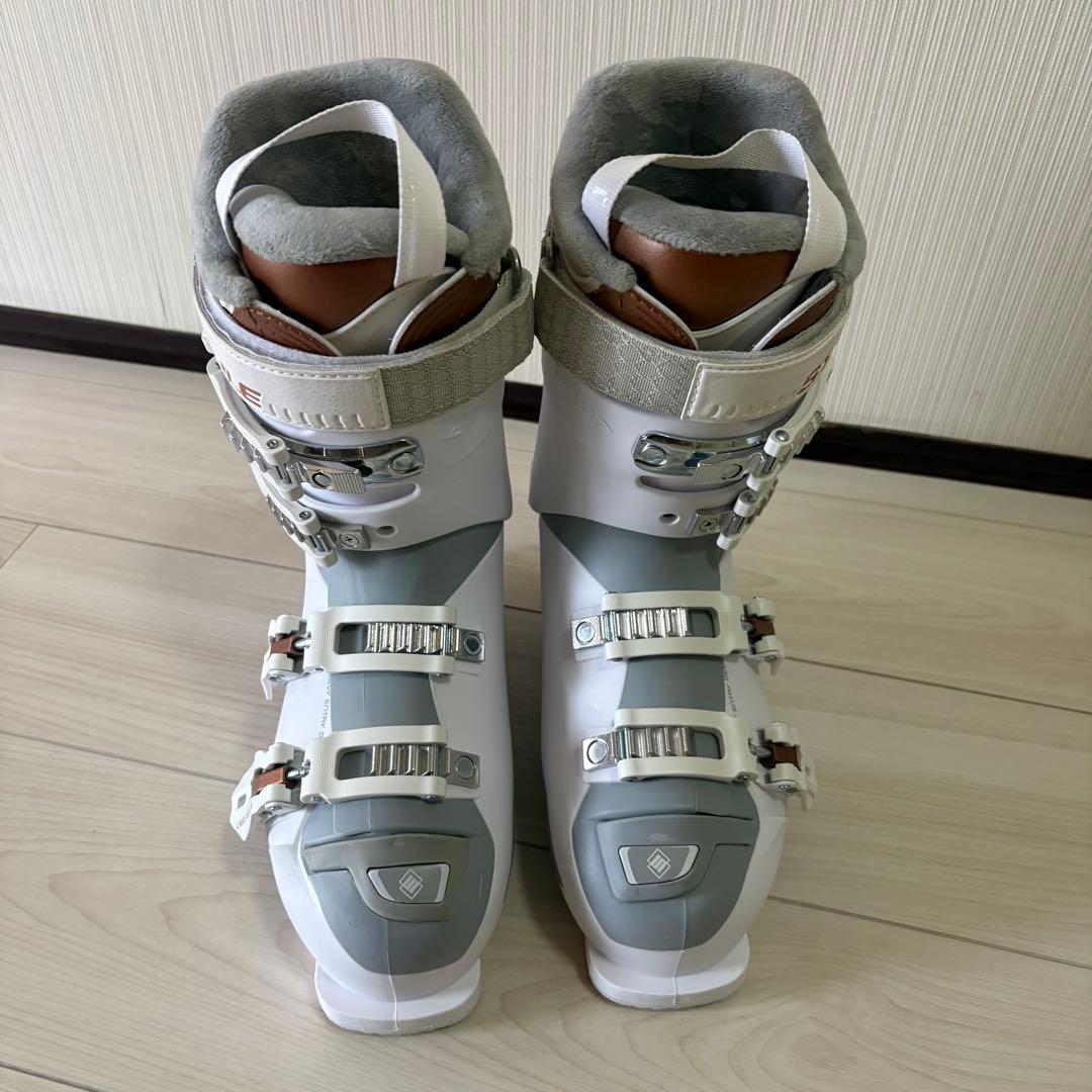 スキー靴　STREULE スキーブーツ レディース ホワイト 24-24.5