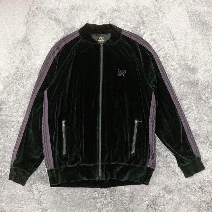 Needles ニードルス ベロア セットアップ トラックパンツ ジャケットXL