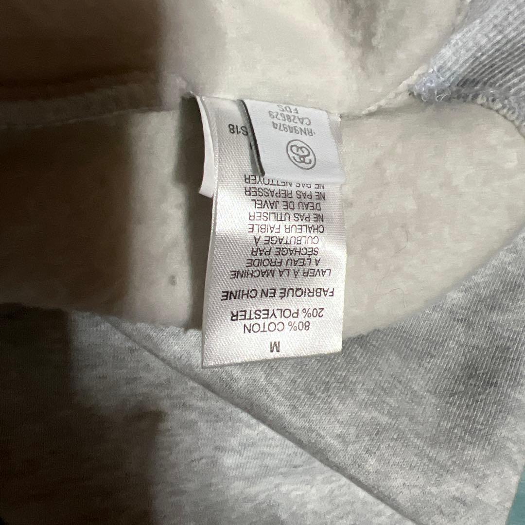 Stussy グレー スウェット トレーナーM【JPサイズL】相当