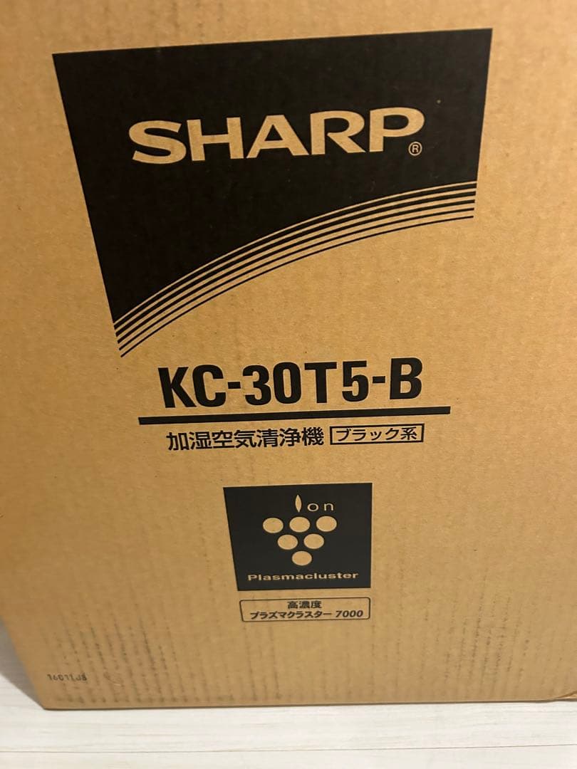 【未使用品】シャープ プラズマクラスター 加湿空気清浄機 KC-30T5-B
